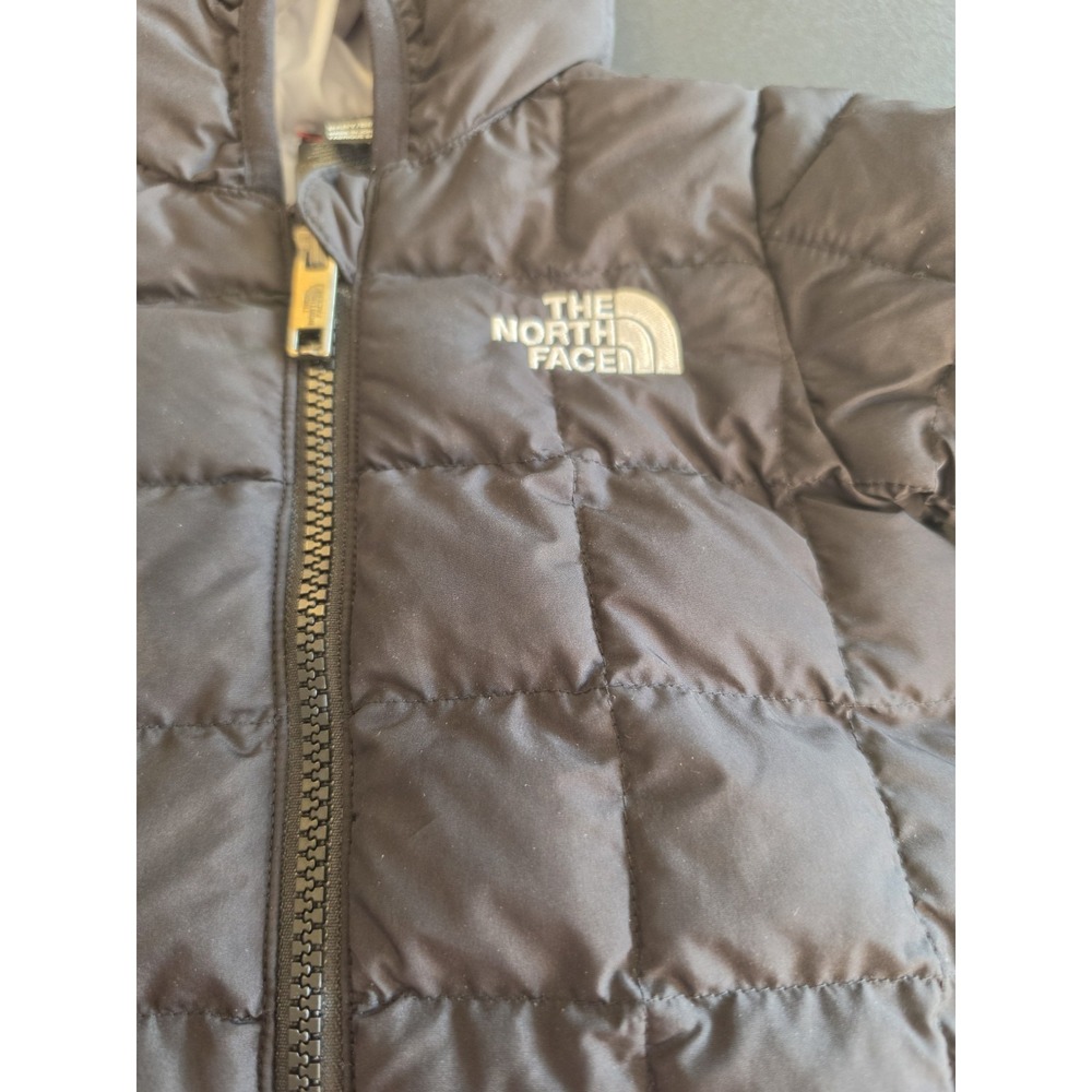 The North Face Baby Hooded Puffer Jacket Black 3-6 Months Full Zip Winter... - Picture 7 of 10